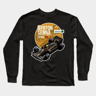 Ayrton Senna 1985 Estoril Long Sleeve T-Shirt